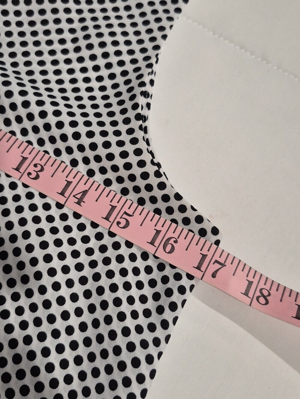 Express Black & White Polka Dot Crisscross Strap Camisole (Box B) - Picture 5 of 6